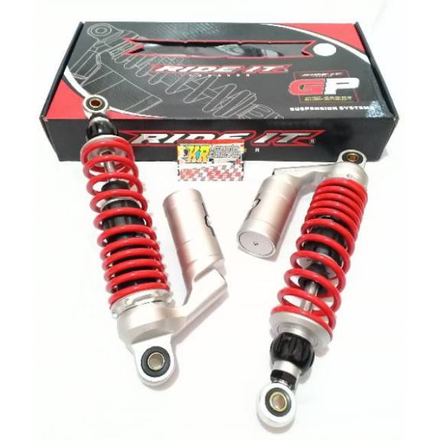 Shock Belakang GP Series Ride it UK 32 Color Red & Black