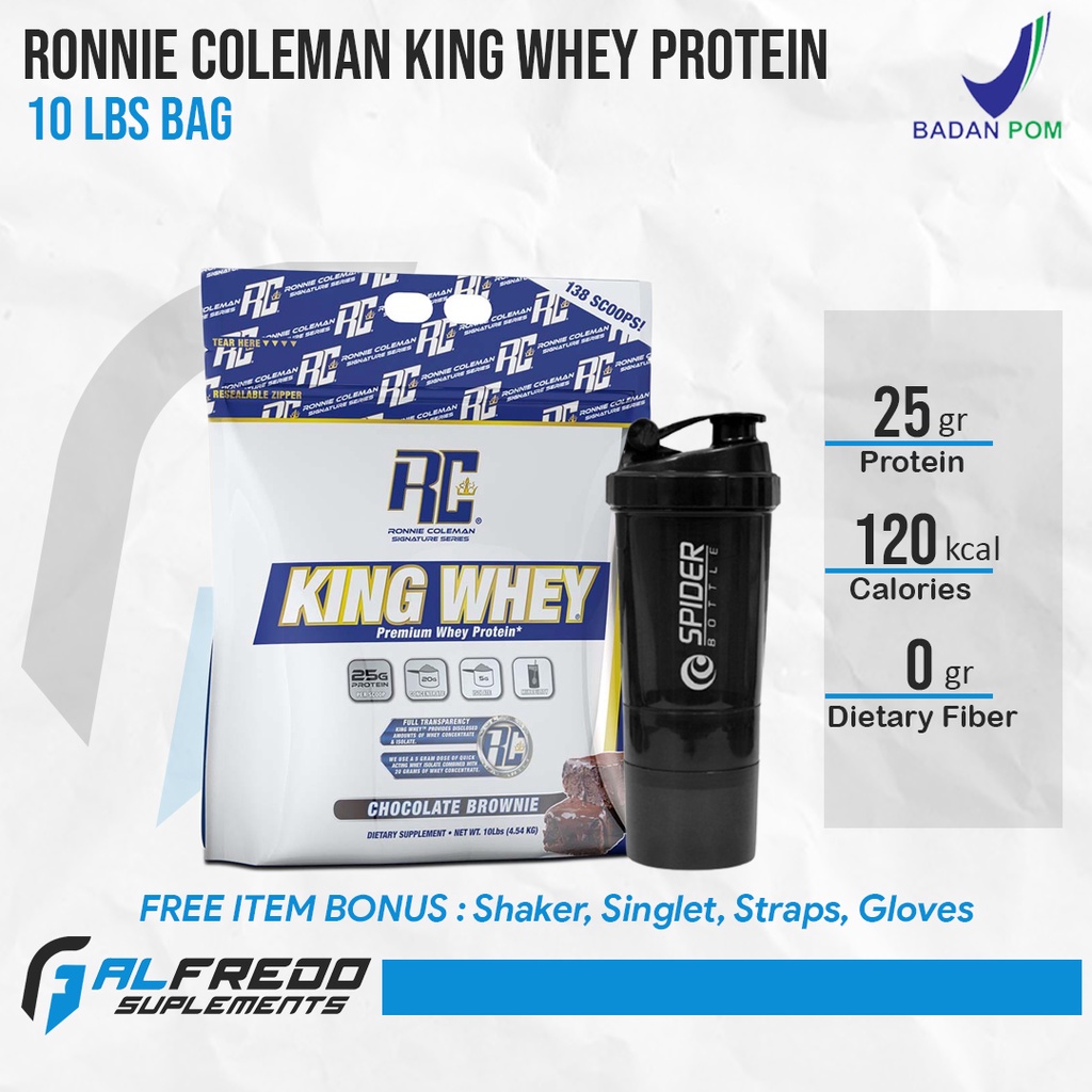 RC King Whey 10 Lbs Whey Protein Whey Isolate Concrentate 25 gram