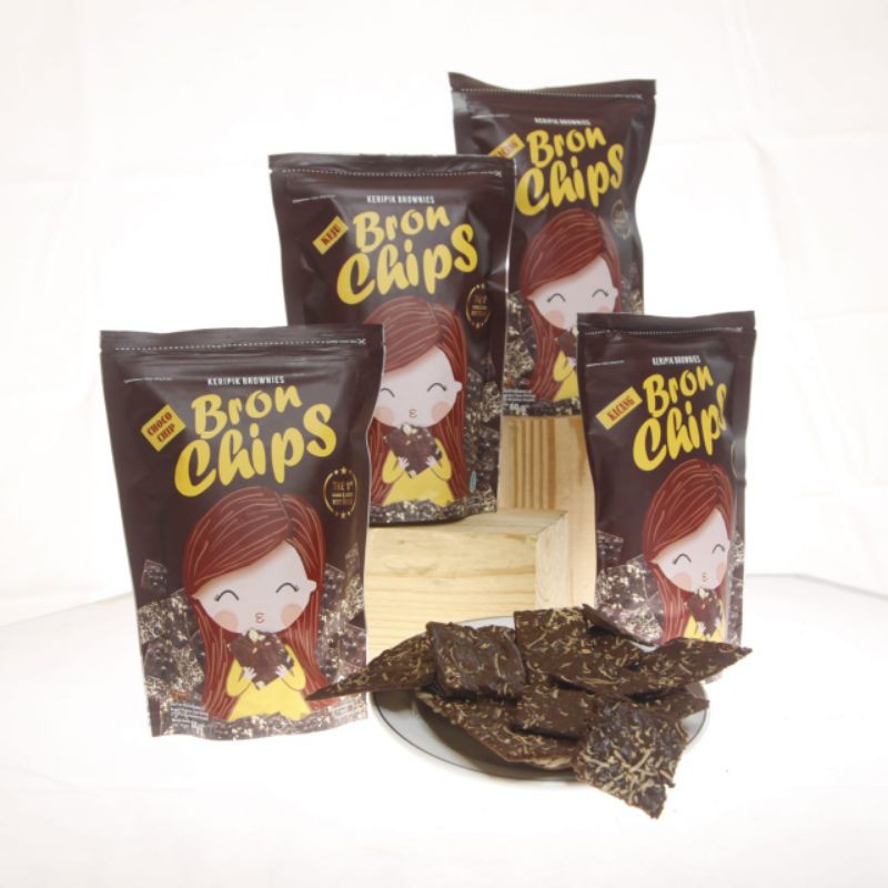 BRON CHIPS KERIPIK BROWNIES 60gr/ BROWNIES CHIPS