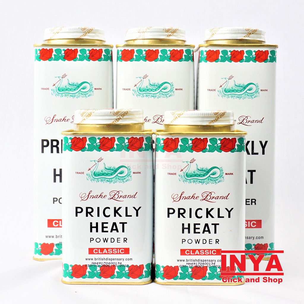 SNAKE BRAND PRICKLY HEAT POWDER CLASSIC 150gr - Bedak Kulit