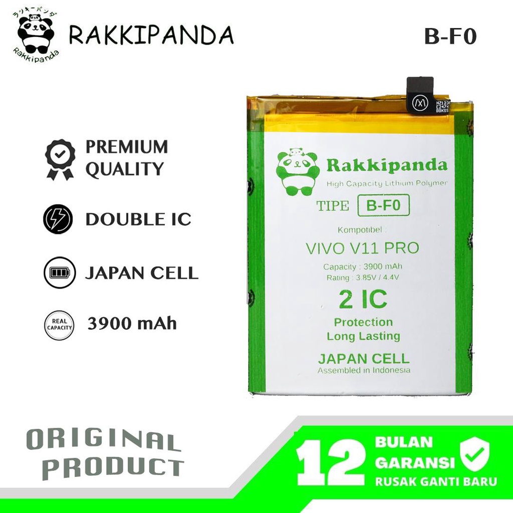 R/K- RakkiPanda - B-F0 BF0 Vivo V11 Pro Batre Batrai Baterai