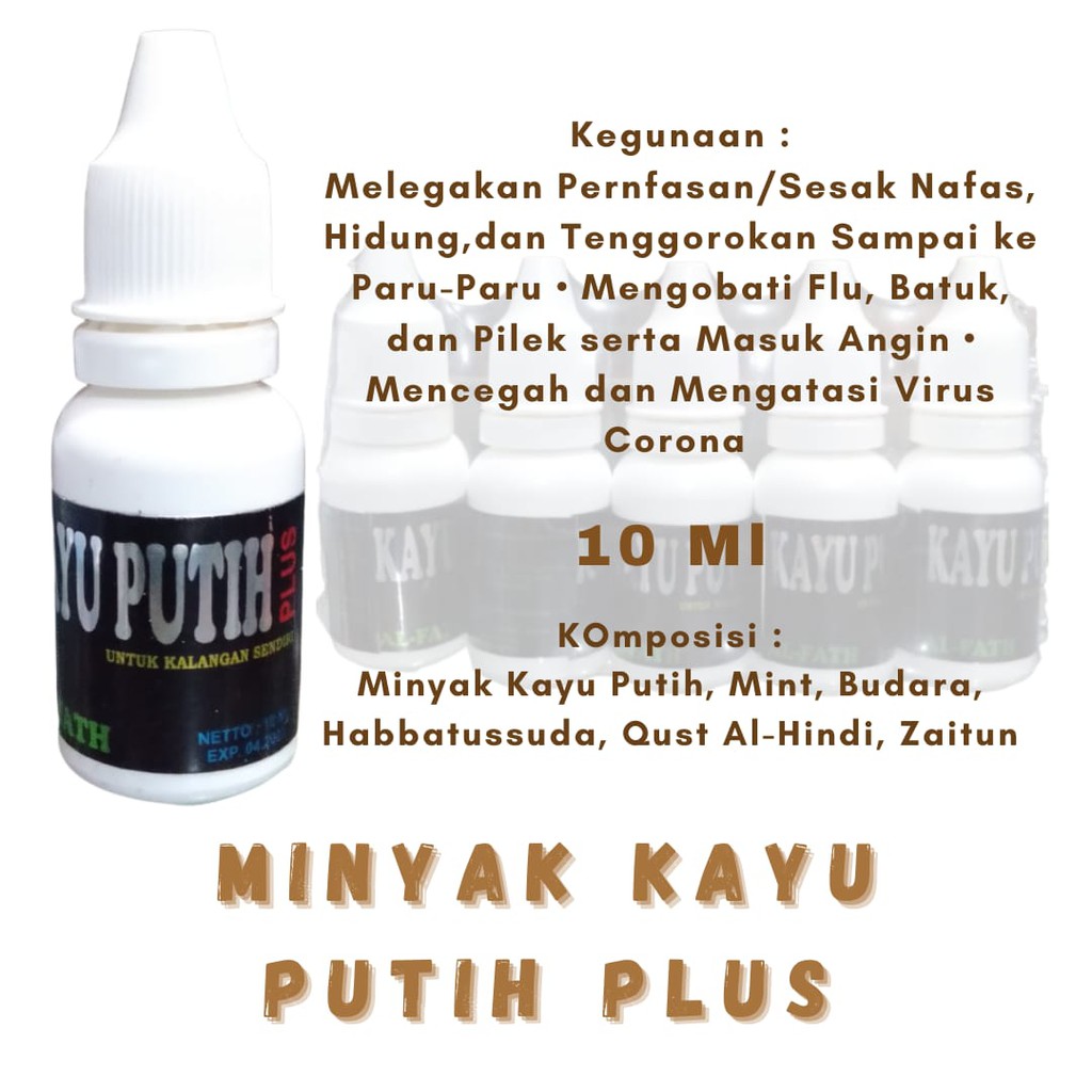 minyak kayu putih plus Al Kahfi original pereda asma batuk flu dahak dan mkkp 07 izin Depkes