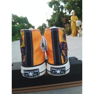  SEPATU  SNEAKERS CONVERSE  70S Allstar KAWS TINGGI KARAKTER  
