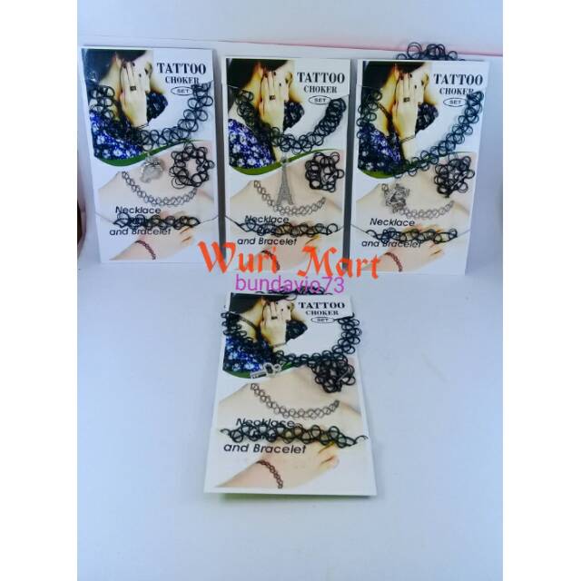 TATTOO CHOKER SET