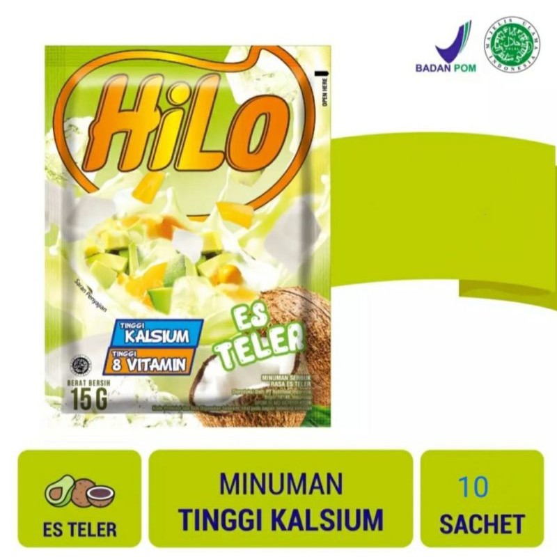 

Hilo Es Teler 1 Renceng isi 10 Sachet