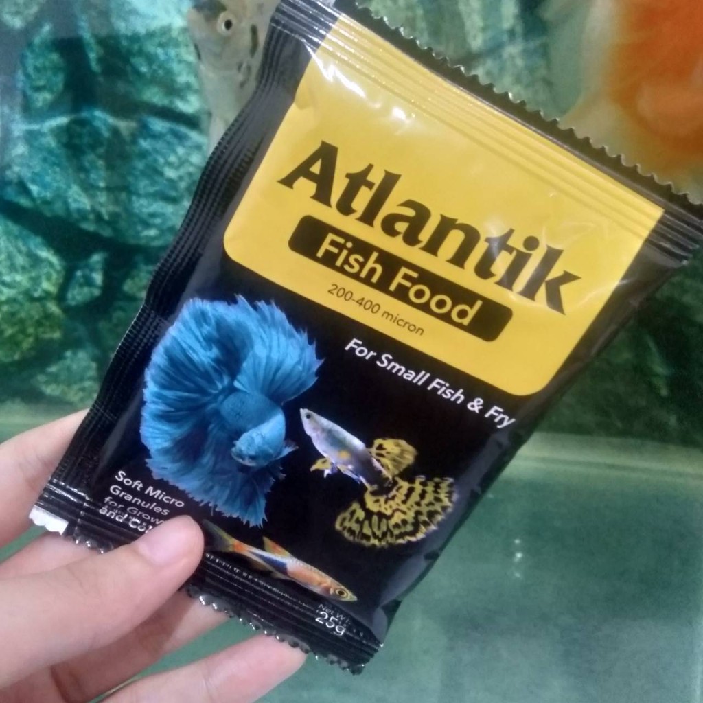 ATLANTIK FISH FOOD 200-400 MICRON 25 GR