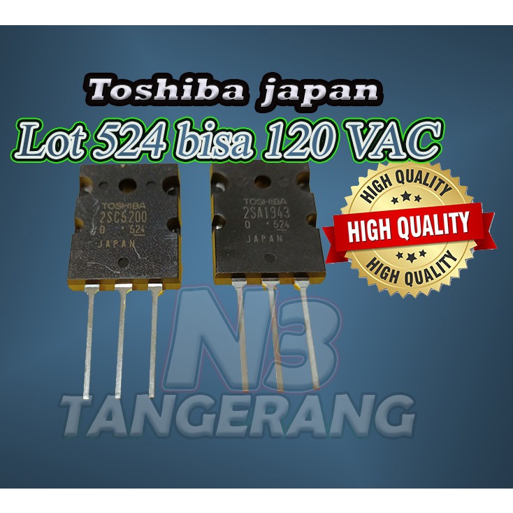 TOSHIBA FINAL TR C5200 A1943  5200 1943 lot 524