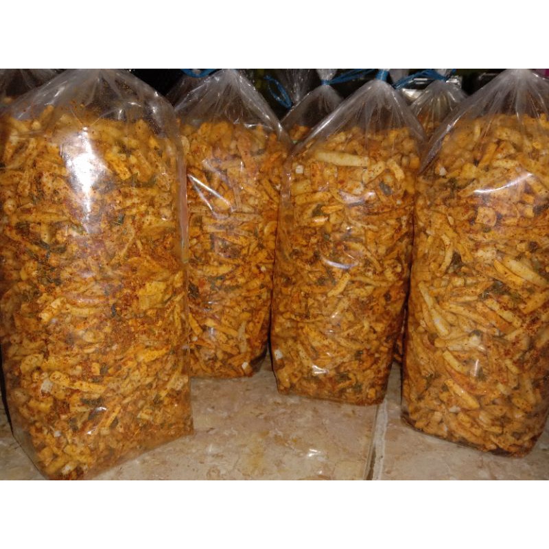 

Basreng Stick 2kg Ball / Basreng Stik Pedas Daun Jeruk