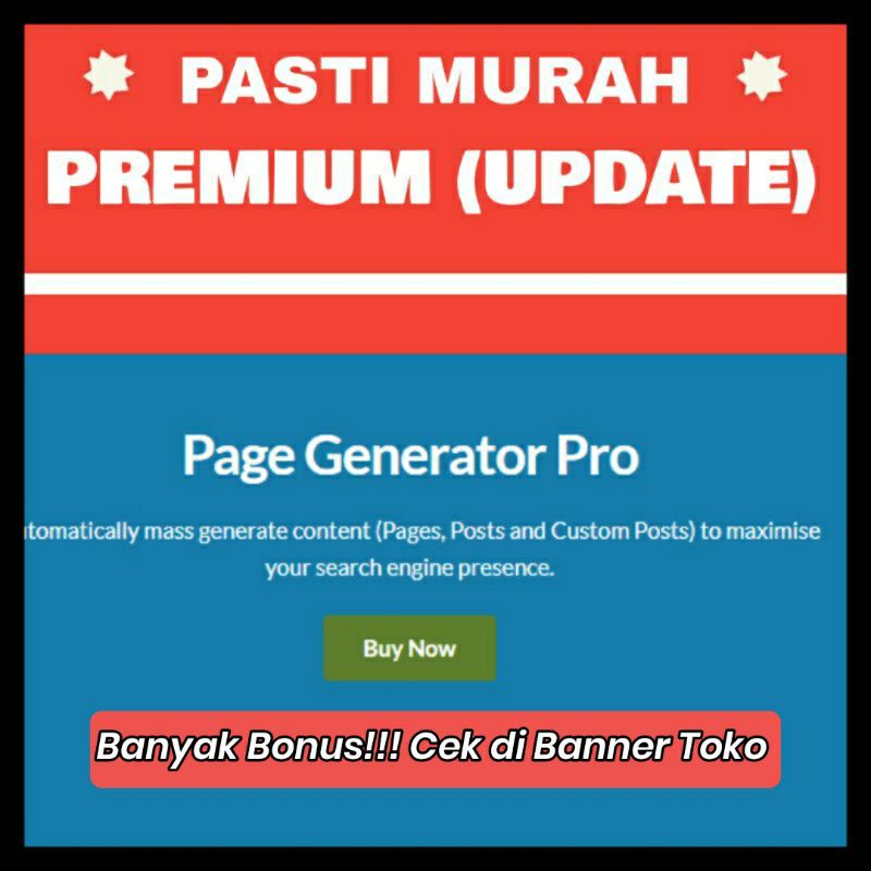 PGP, Page generator pro by wp zinc (Bukan post generator, BACA DISKRIPSI)