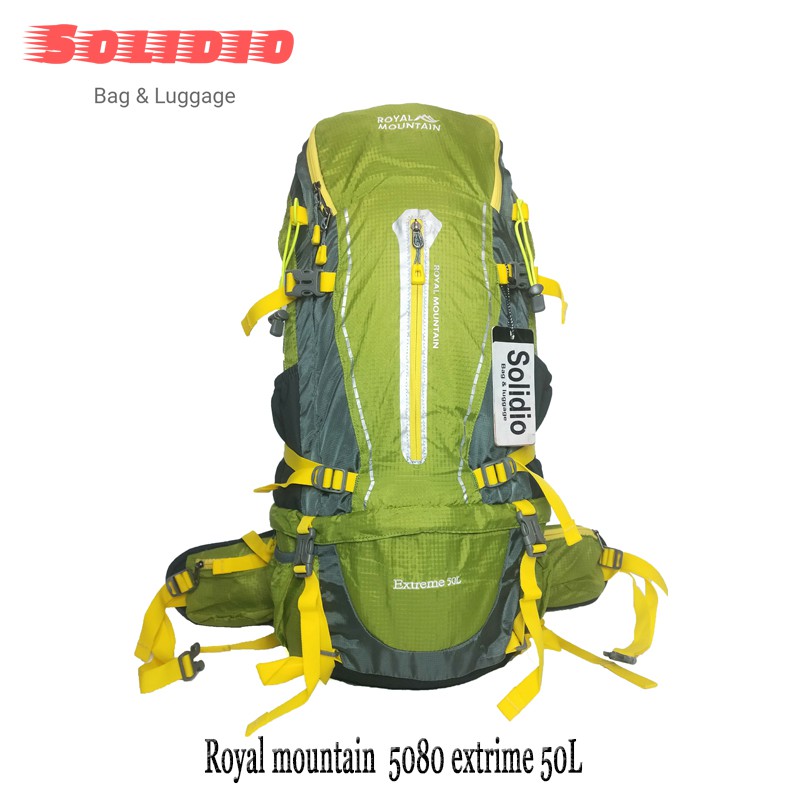 Tas Gunung 50 Liter Royal mountain 5080 Extrime 50L Plus Cover Bag