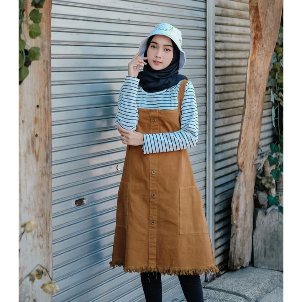 TJARANI OVERALL / MIDI OVERALL JEANSWASHED / ELSA OVERALL SELEBGRAM