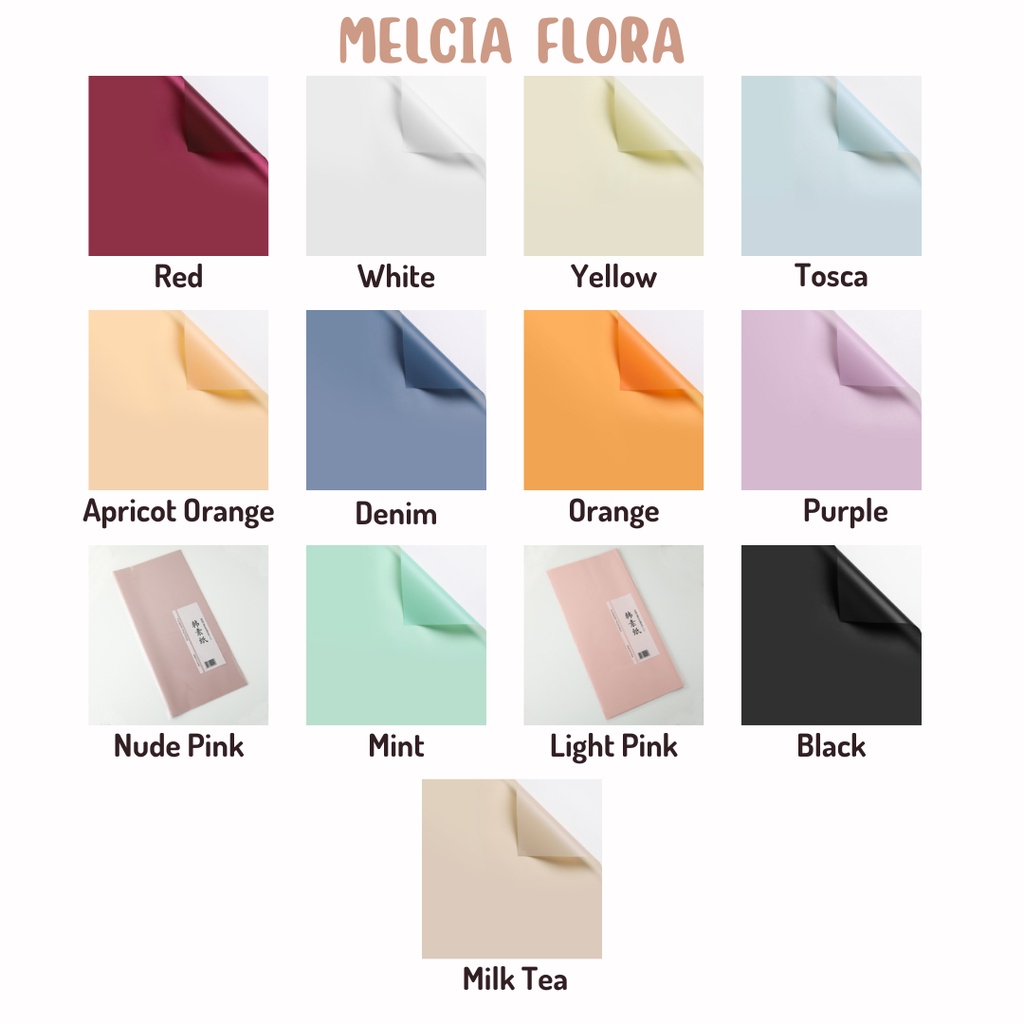 

Flower Wrapping Paper Cellophane 58x58 1 LEMBAR / Cellophane Kertas Buket / Pembungkus Bunga