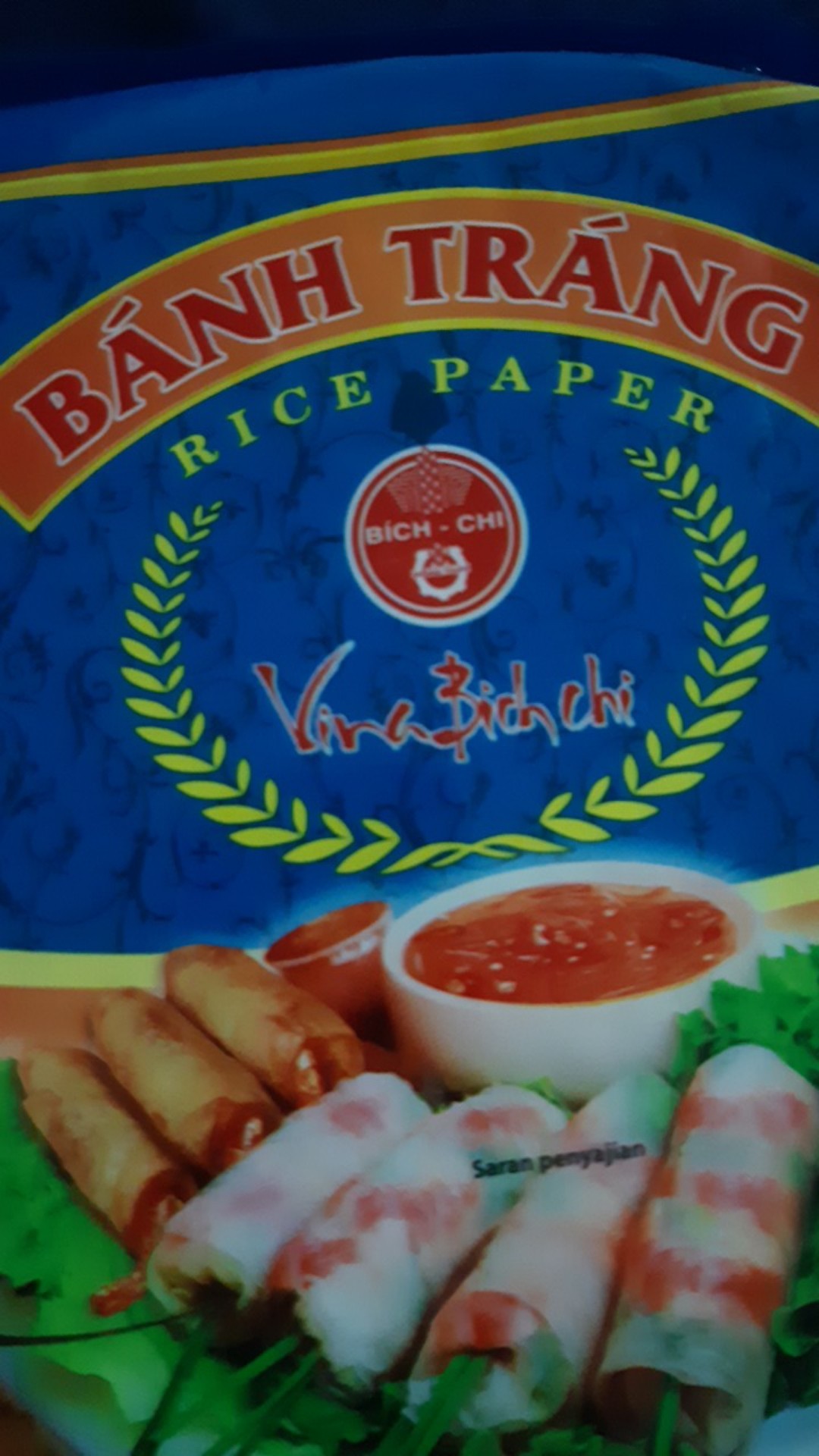 Kulit Lumpia Vietnam 400gr Banh Trang Rice Paper 22cm