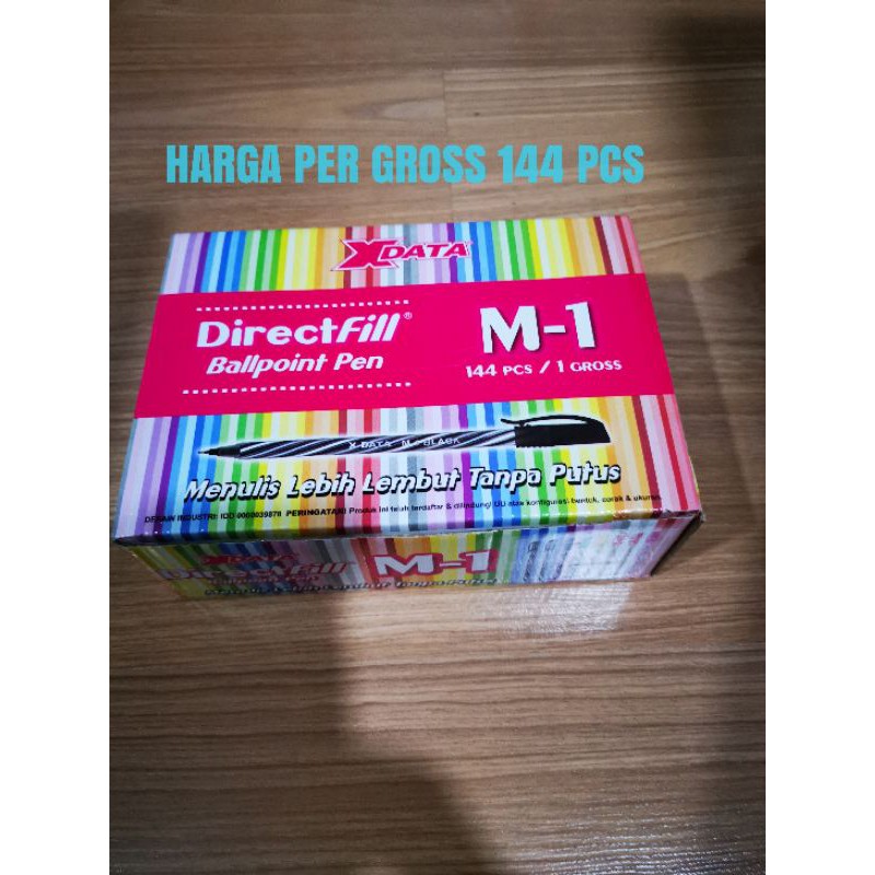 

RB PEN / PULPEN / BOLPOIN LILIN / ULIR / SPIRAL XDATA M1 M2 SEMIGEL PER GROSS