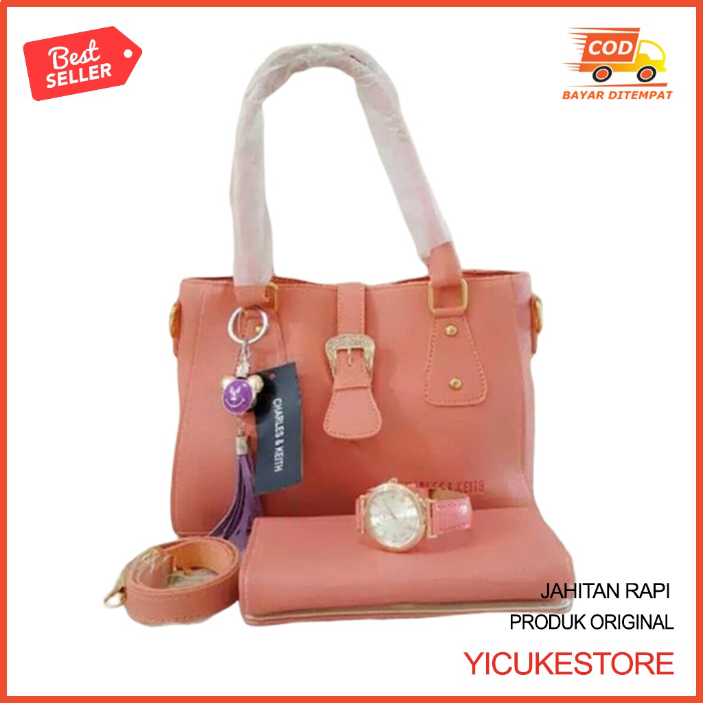 (BISA COD) Tas selempang GROSIR✅ COD✅ tas wanita branded LV5002 set 3 in 1 tas selempang w 1a