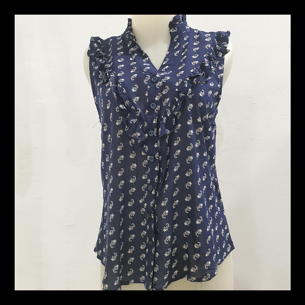 Sleeveless Blouse Casual Branded Sisa Export Termurah