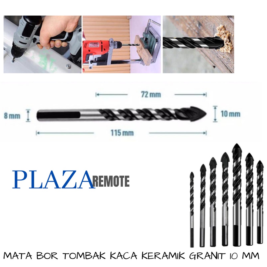 MATA BOR TOMBAK KACA POSELEN GRANIT MARNET DRILL BIT 4 - 12 MM