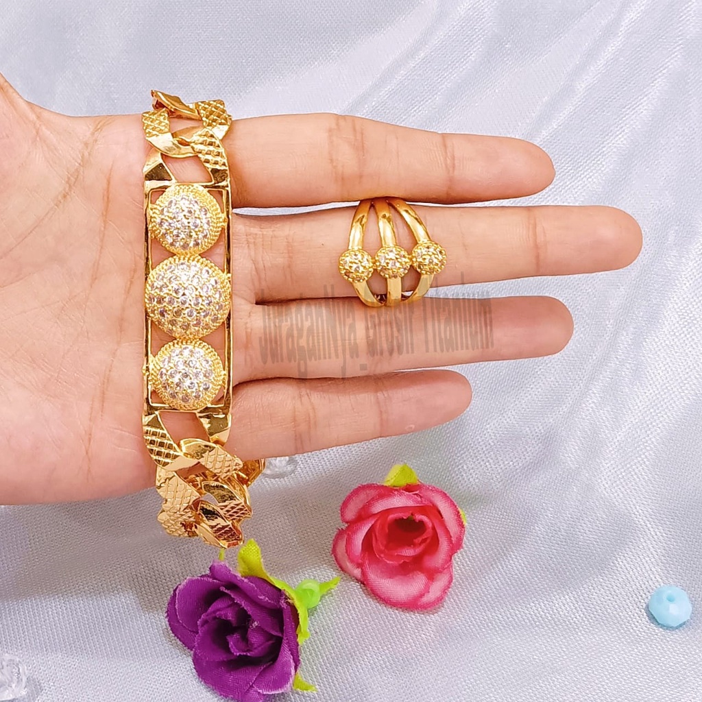 SET DEWASA TITANIUM TRIPELL BOLA SUPER MEWAH ANTI KARAT&amp;ANTI LUNTUR