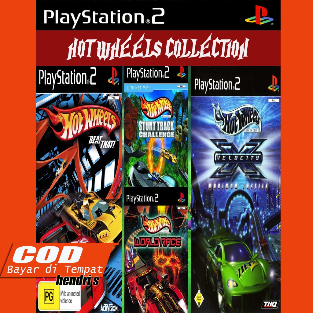 Kaset PS 2 Hot Wheels Collection