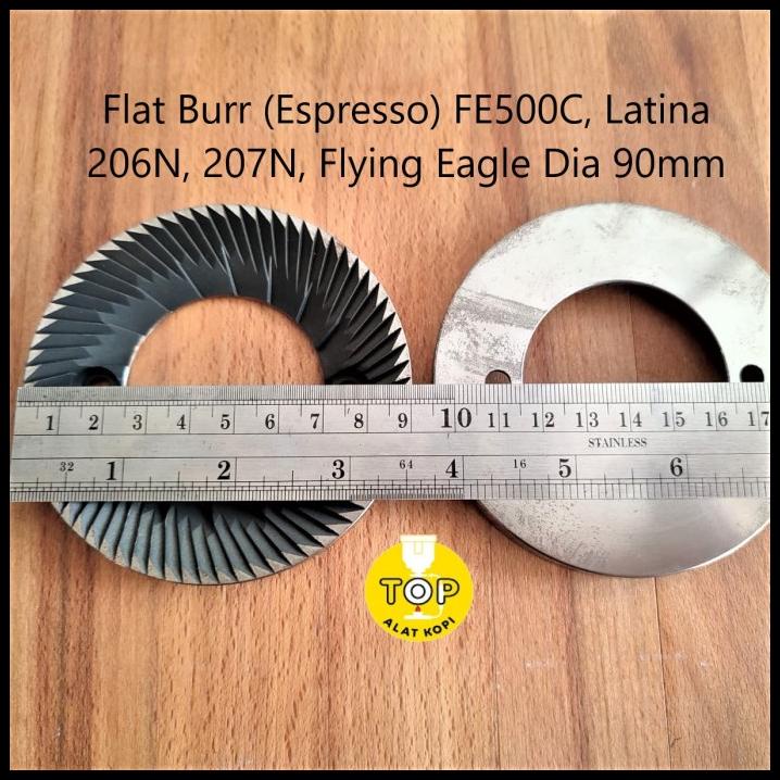 Burr Flat Grinder Kopi Feima Muranee Flying Eagle Latina 206N Fe500C