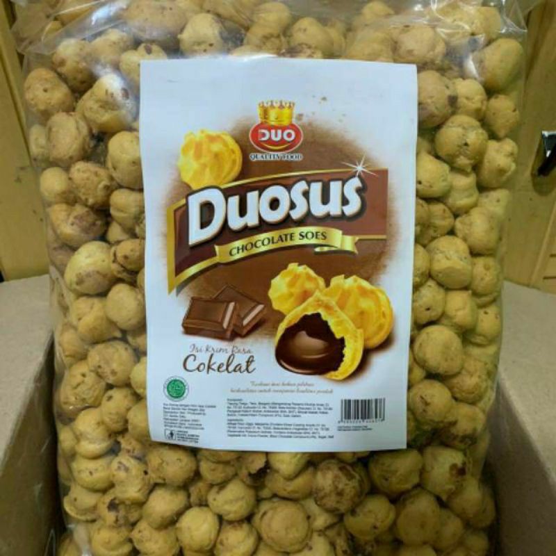 

[PER 2KG] Duosus 2kg soes coklat mini kering / duosoes / duo sus / duo soes / soes duosus soes