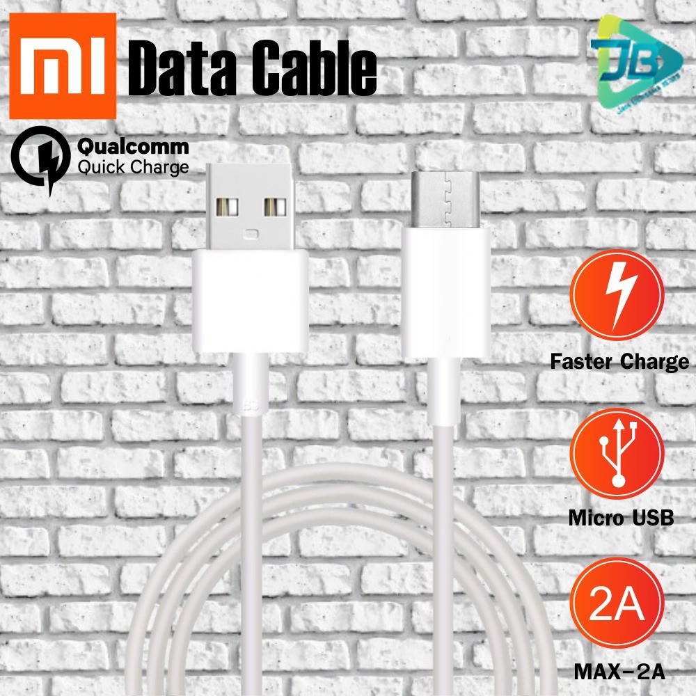 BM002 Mi9 WHITE XIAOMI KABEL DATA NEW MODEL ORIGINAL REDMI NOTE 5A 4 4X 7 6 6pro MICRO USB JB3588