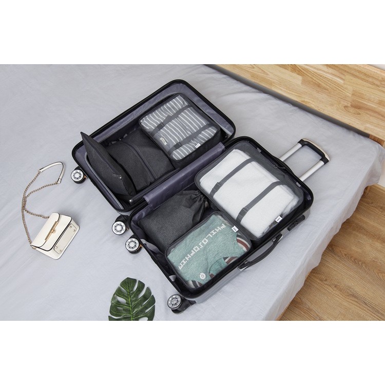 Travel Luggage Bag 7 IN 1 ( 1 set isi 7 pcs tas dengan model berbeda)