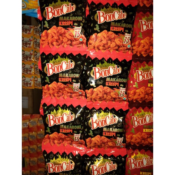 Bon Cabe Makaroni Snack Renceng isi 10 pcs