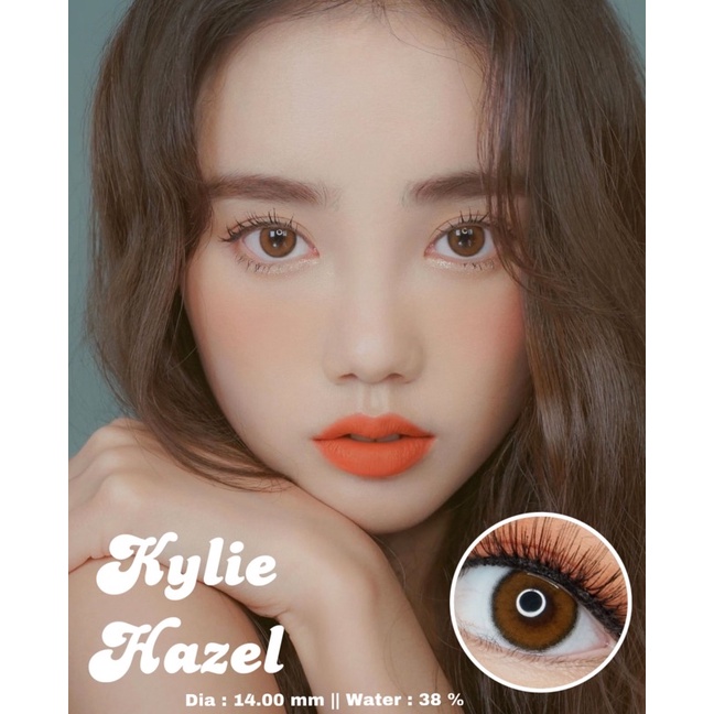 EYEMAZING Softlens - KYLIE Hazel / Brown / Coklat Normal Minus Beda Minus