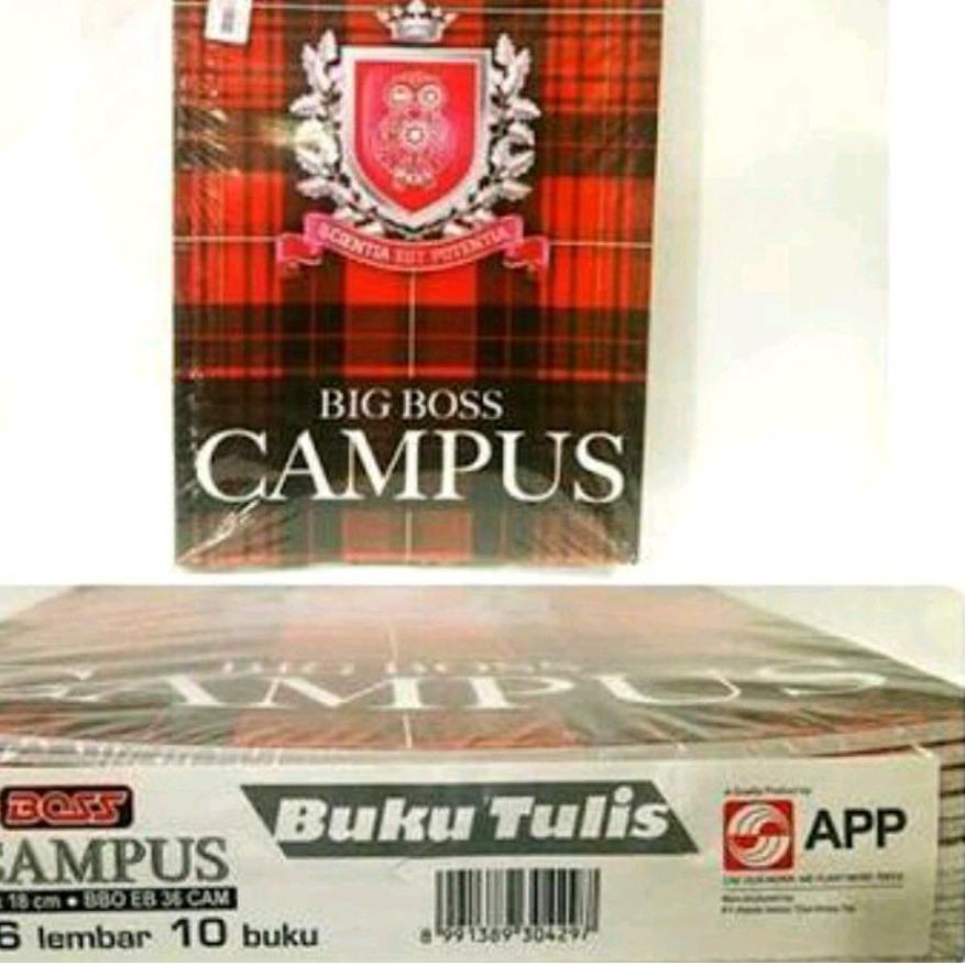 

Miliki Buku Tulis Big Boss/Campus 36 lembar Harga 1 pack = 10 buku