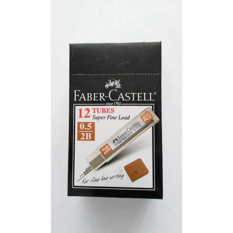 

Faber Castell Isi Pensil Mekanik 0.5 2B / HB Lead Superfine #1275