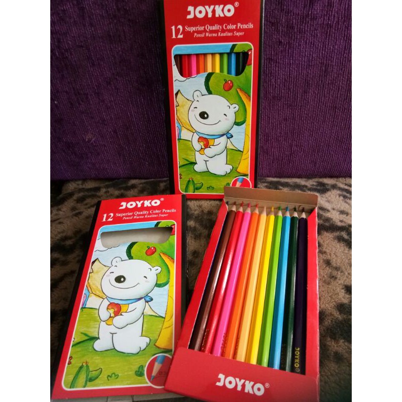 

pensil warna joyko isi 12