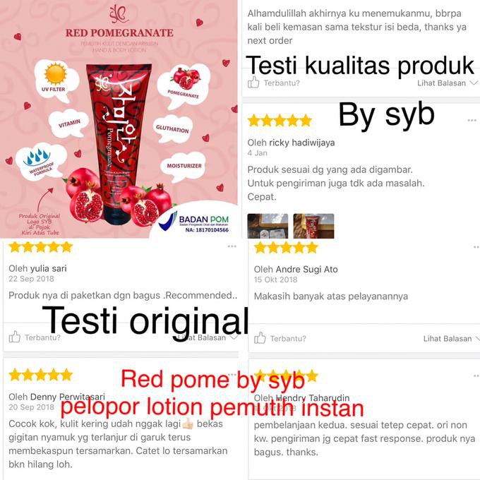 

BEST SELLER BPOM RED POME BY SYB POMEGRANATE REDPOME LOTION