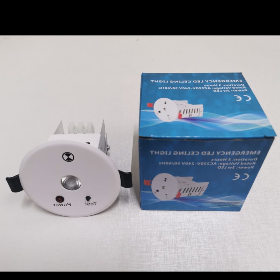 lampu emergency celing Led plafon 3watt putih