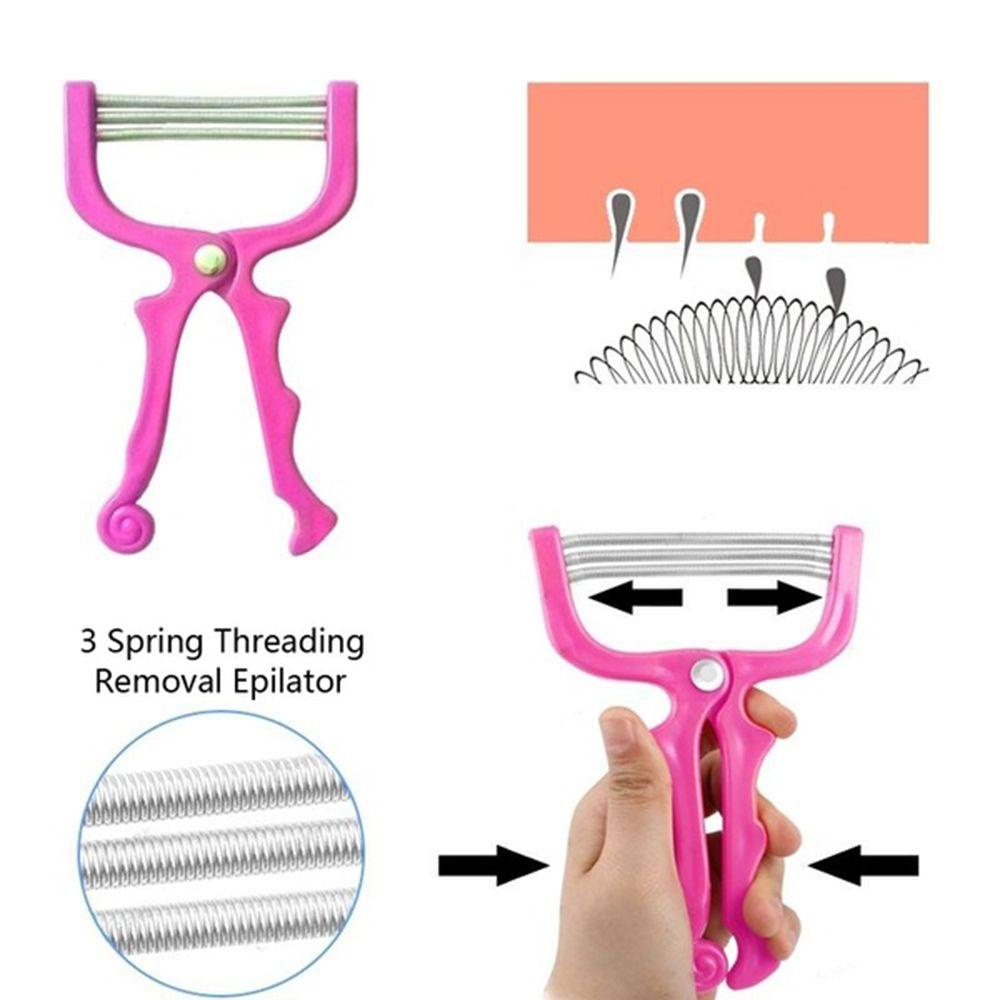 Top Facial Hair Remover High Quality Penghilang Bulu Tubuh Stainless Steel Depilation Cukur Epilator Wajah