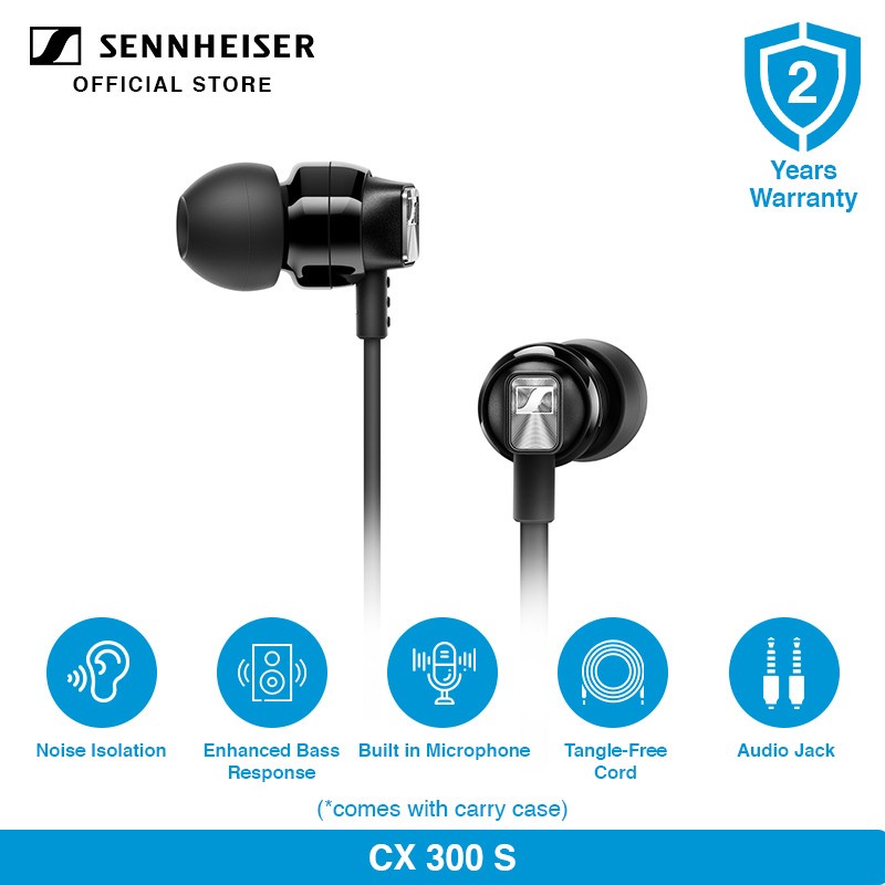 Sennheiser CX300S / CX 300S / CX 300 S Headset Earphone Garansi Resmi