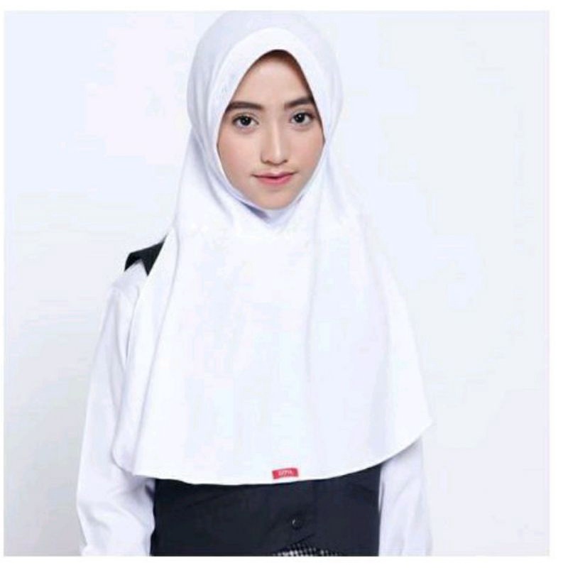 ZOYA Kerudung Sekolah Bergo Sekolah Kreatif Mini Midi Dan Maxi  Putih ORIGINAL ZOYA HEIQ 100%