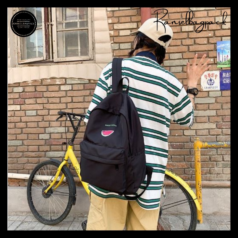 Tas Ransel Wanita - Sekolah Traveling Remaja Model Fashion Korea Terbaru Murah Kekinian Bagus Terbaru Multifungsi Stylish Backpack Bahu Punggung Simple Elegan Casual Premium Premium Cewek