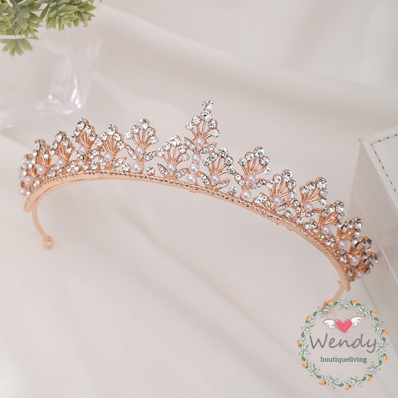 Edelweiss Crown - Mahkota Pengantin / Bridesmaid - Bridal Crown Mutiara - Wedding Crown