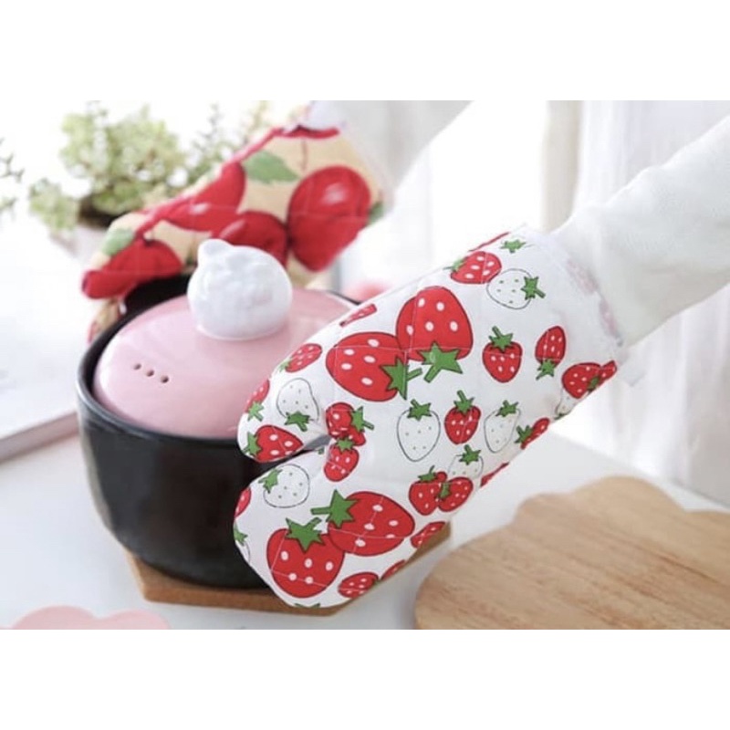 Sarung Tangan Masak Anti Panas | Sarung Tangan Oven Motif Random | Oven Mitt