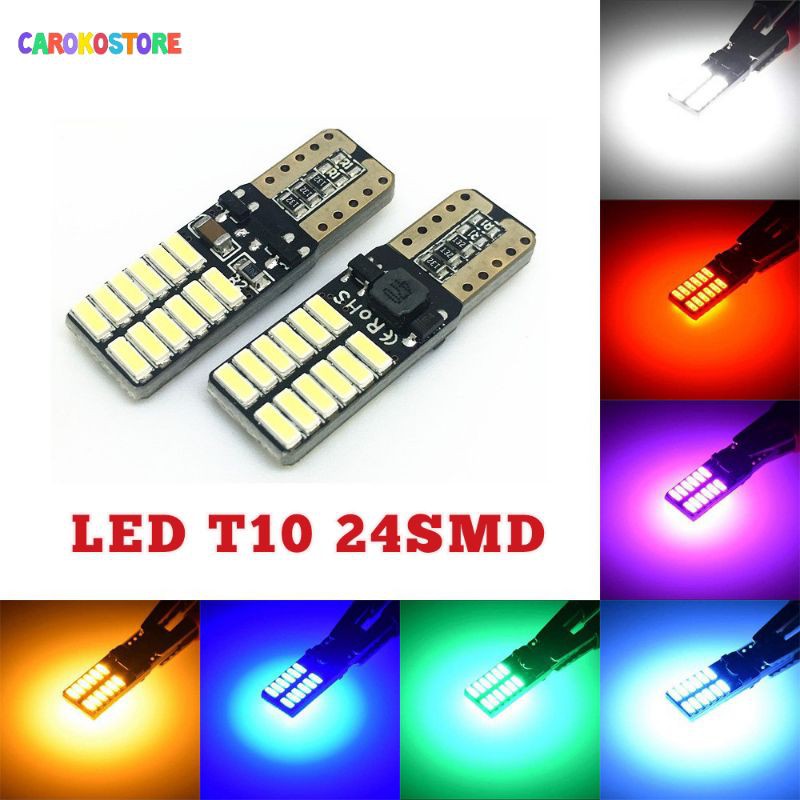 LAMPU LED T10 24smd 12V CANBUS