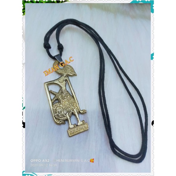 Kalung wayang gatot kaca semar/kalung peria/aksesories kalung wayang