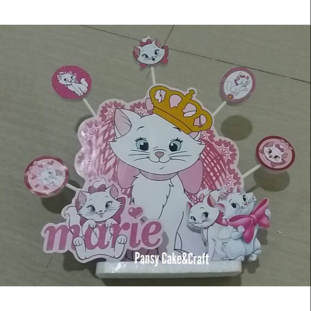 Cake topper Marie Cat