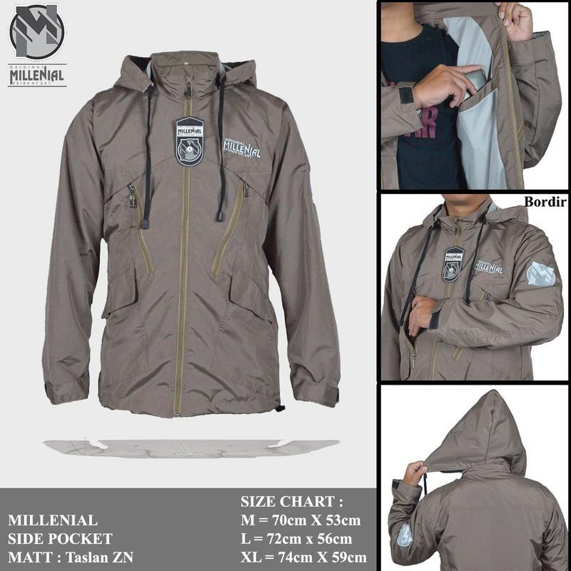 JAKET JUMBO MOCCA JAKET OUTDOOR COWOK PRIA