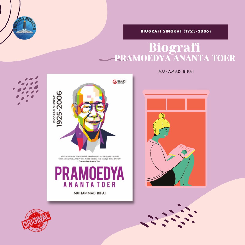 Jual Biografi PRAMOEDYA ANANTA TOER Biografi Singkat 1925 2006