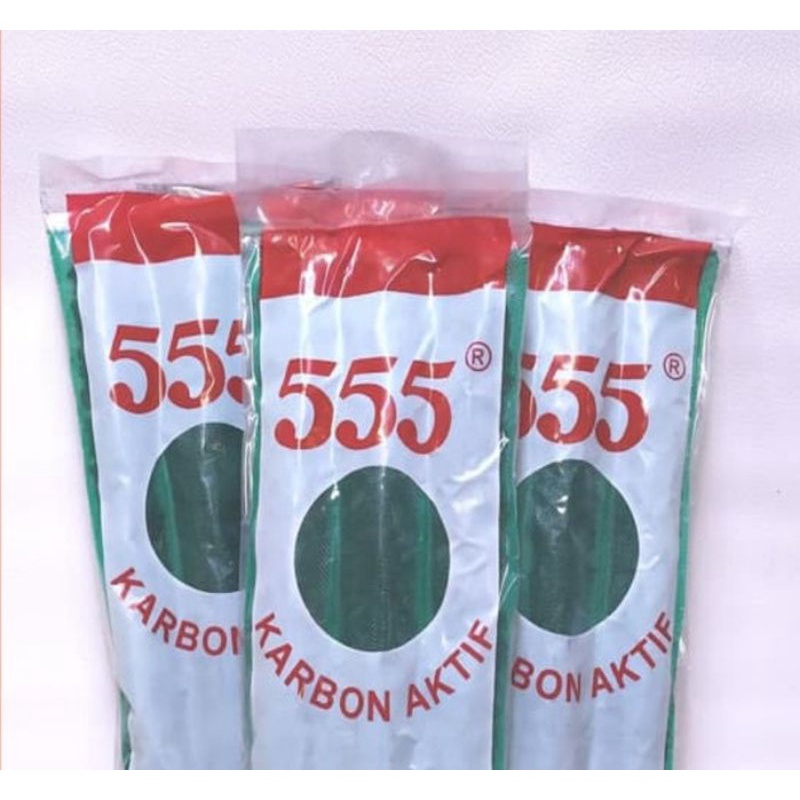 Media filter karbon aktif panjang pendek merk 555