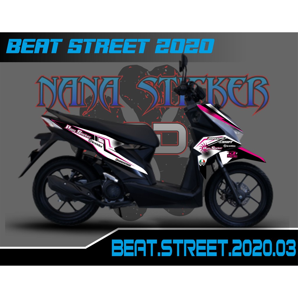 Striping BEAT STREET 2020 - Stiker BEAT STREET List Variasi Motor STICKER BEAT STREET 2020 CODE 03