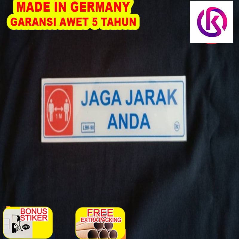 

Grosir Papan Label Akrilik Label Jaga Jarak