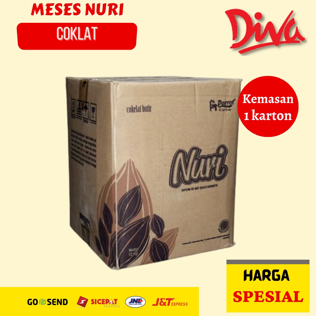 

[1 Karton] Meses Nuri / Mesis Coklat kemasan kardus 12kg