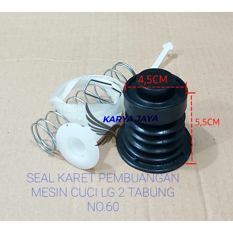 1 Set seal karet pembuangan mesin cuci LG 2 Tabung NO.60